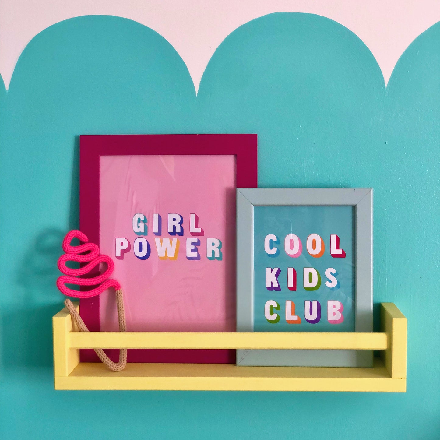 Girl Power Print: Fun Colorful Nursery, Playroom Wall Art