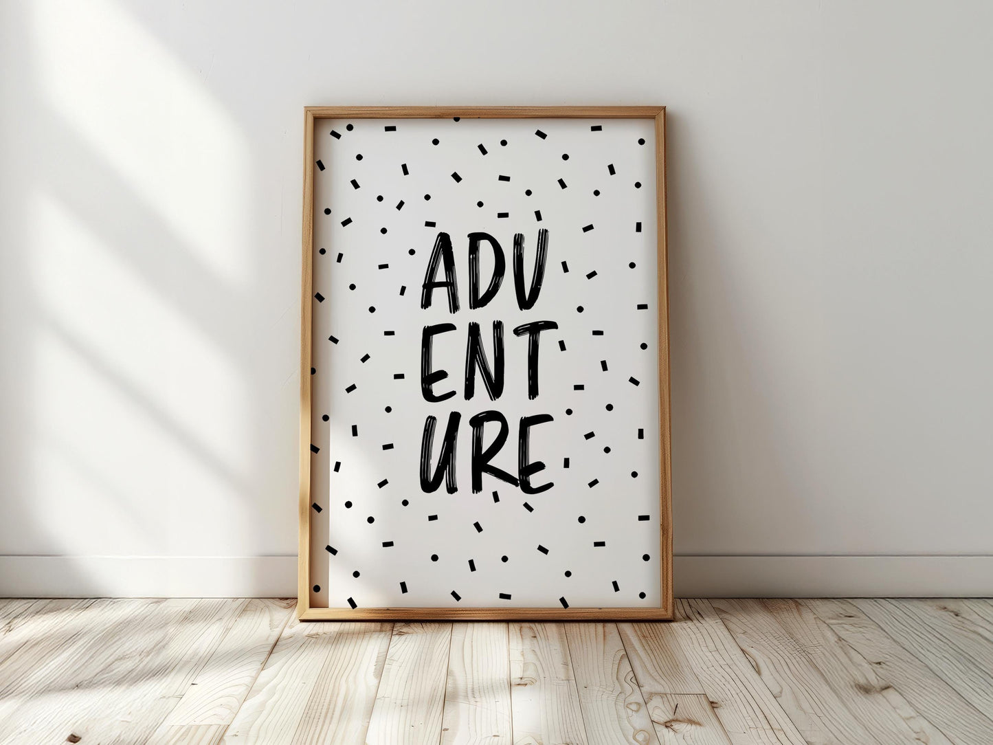 Adventure - Nursery Print, Bedroom Poster, Playroom Decor, Kids Room, Children's Wall Art