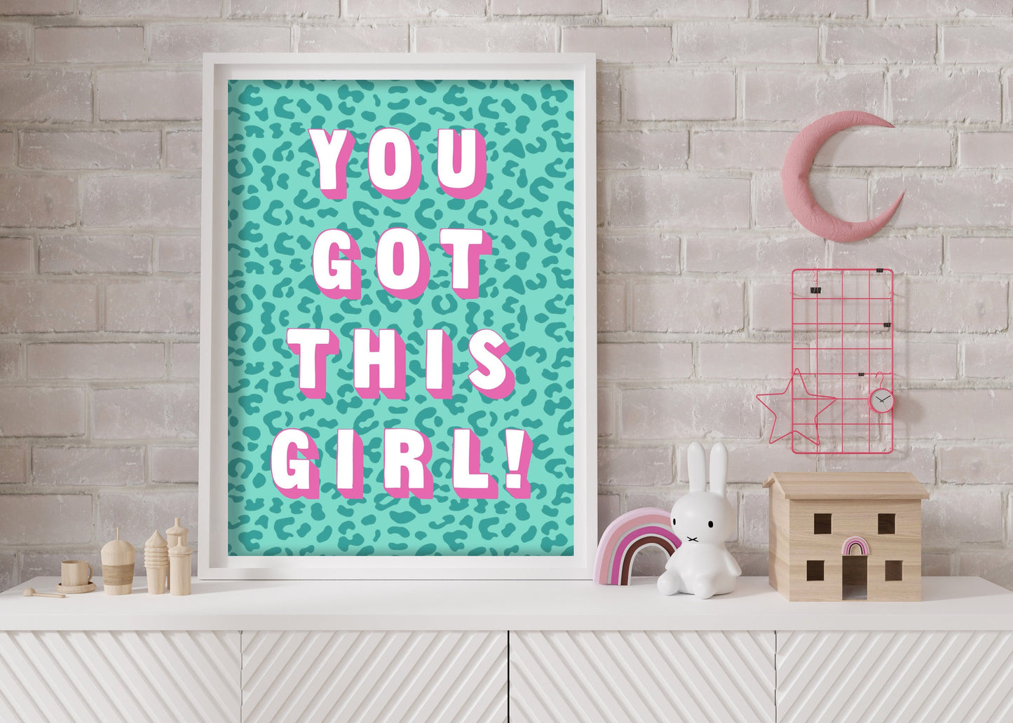 You Got This Girl - Kids Wall Art, Playroom Poster, Nursery Decor, Children’s Bedroom Print