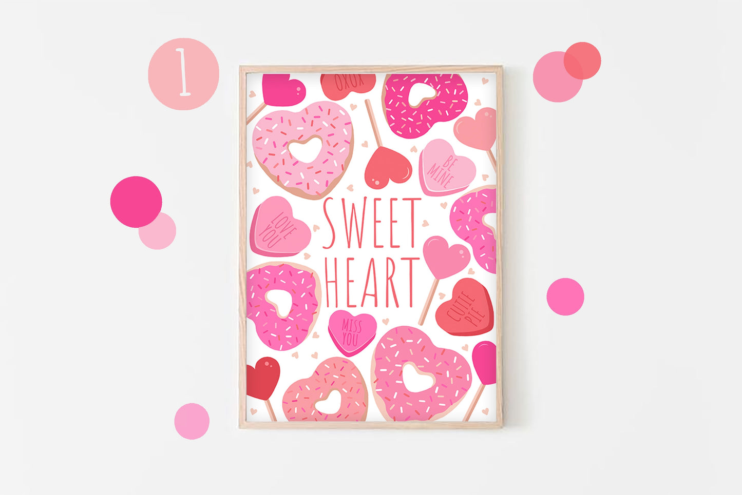 Valentine's Day Print Set: Mix & Match Nursery Wall Art