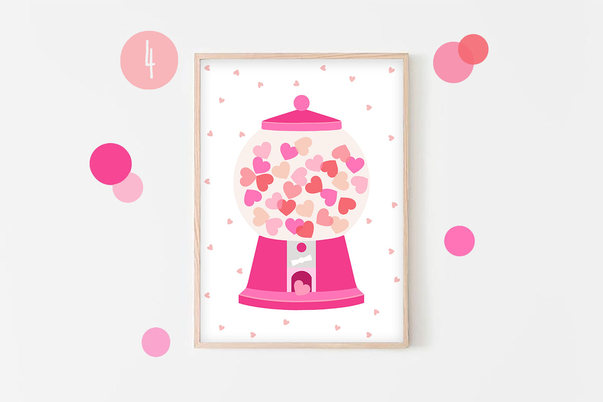 Valentine's Day Print Set: Mix & Match Nursery Wall Art