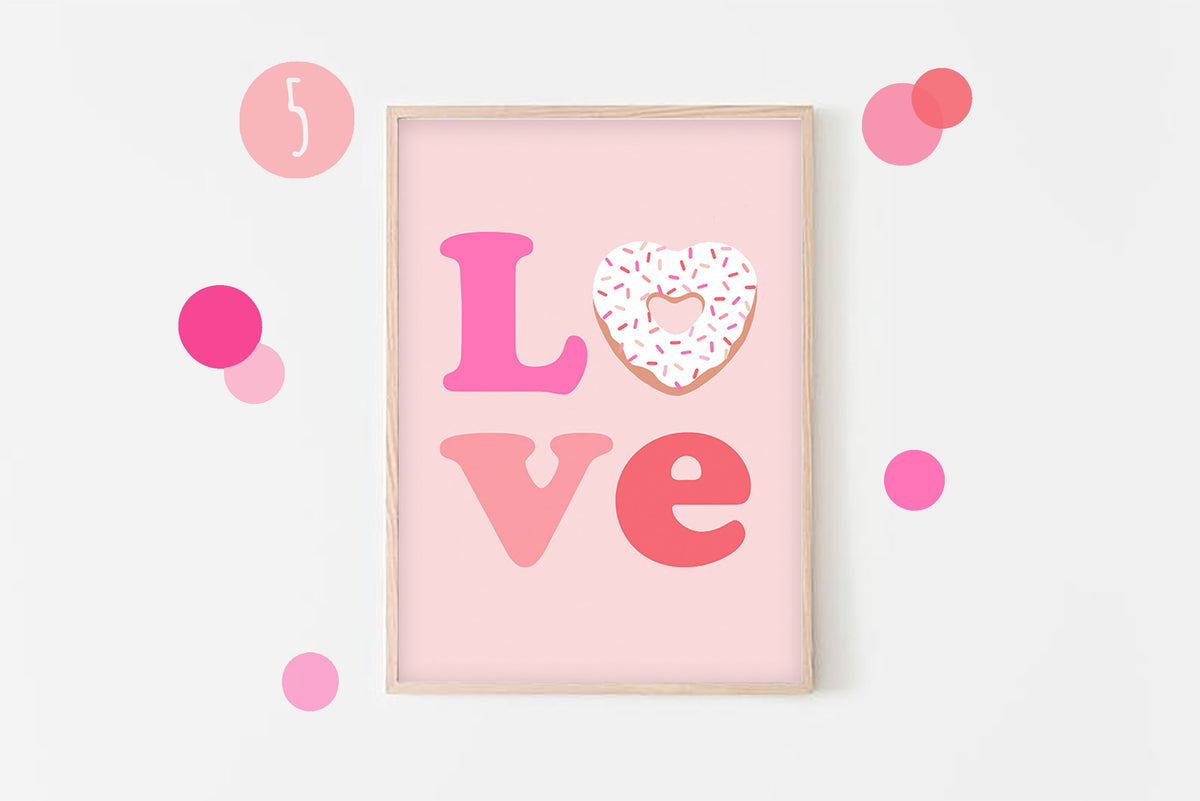 Valentine's Day Print Set: Mix & Match Nursery Wall Art