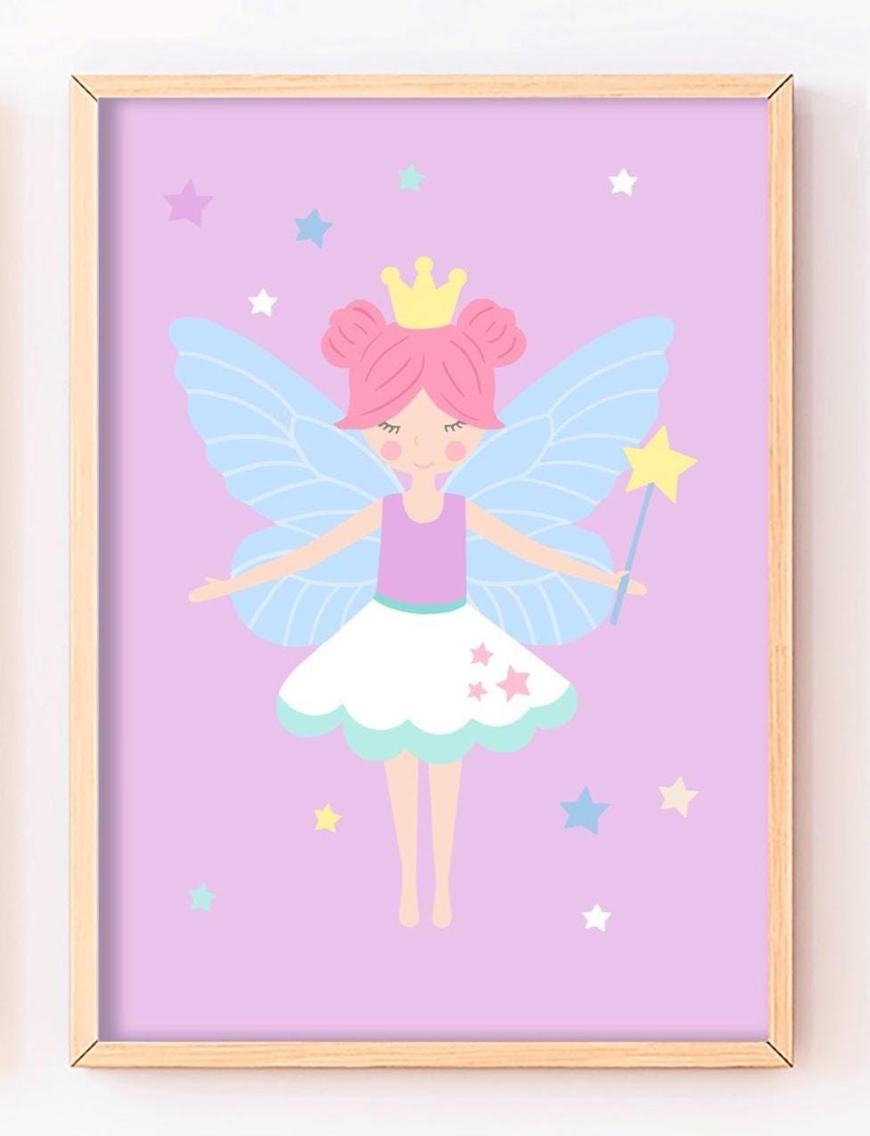 Personalised Unicorn & Fairy Print Set: Magical Kids Room Decor